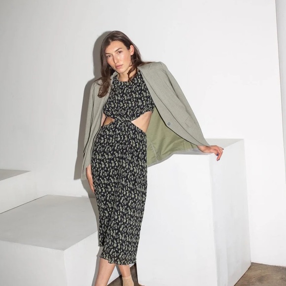 Who What Wear NWT Audrey Layered Blazer Stone Green XS - Picture 5 of 11